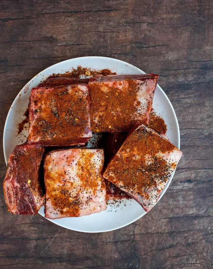 harissa spiced short ribs