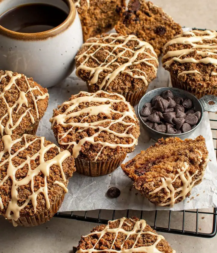 espresso rye chocolate muffins