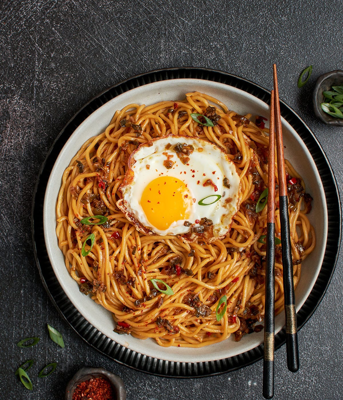 scallion oil noodles