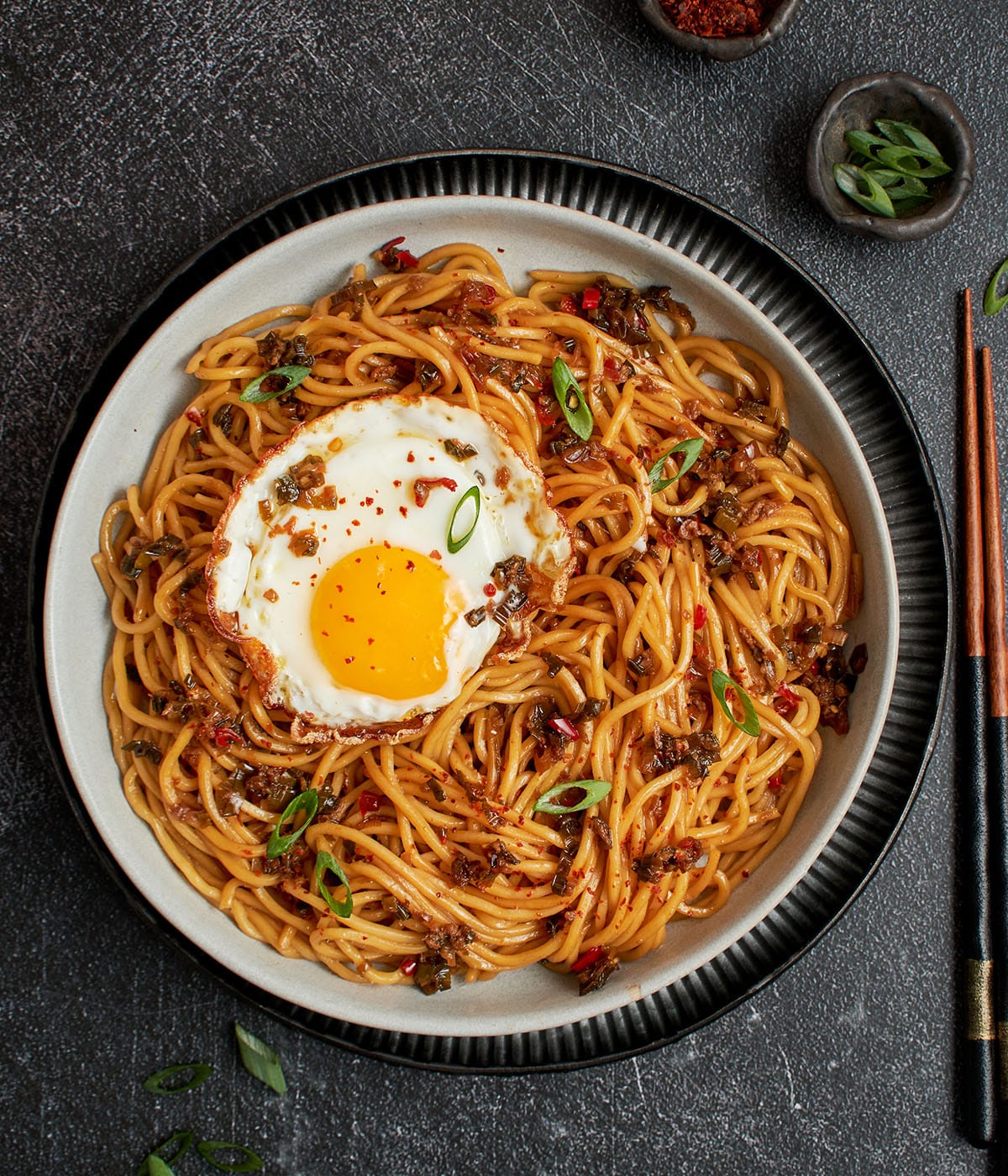 scallion oil noodles