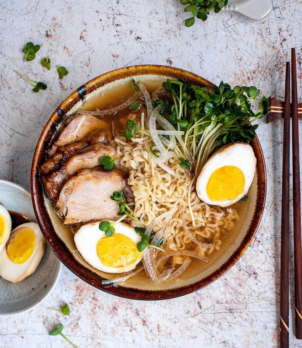 Shoyu Ramen with Chashu Pork - Cherry on my Sundae