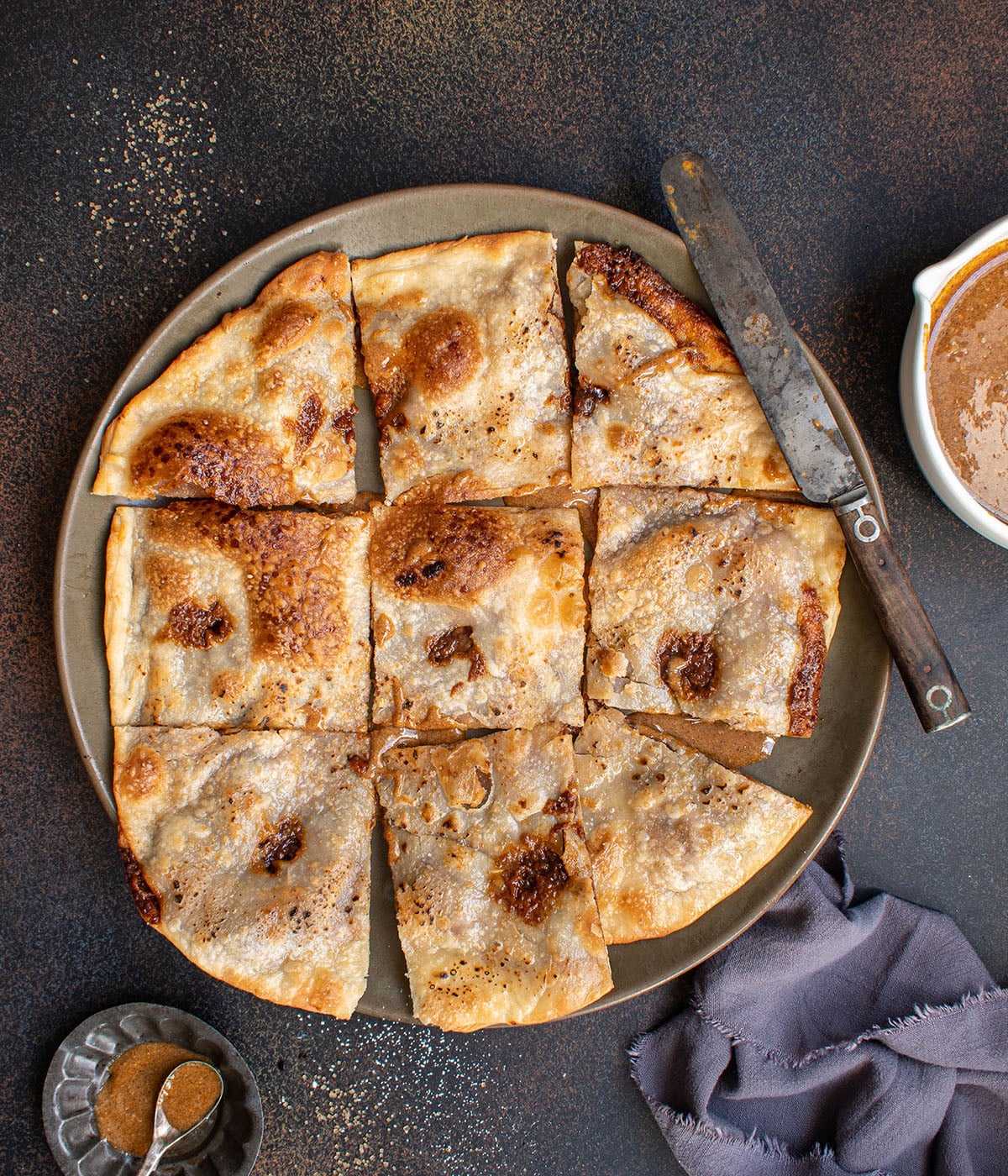 hazelnut focaccia di recco