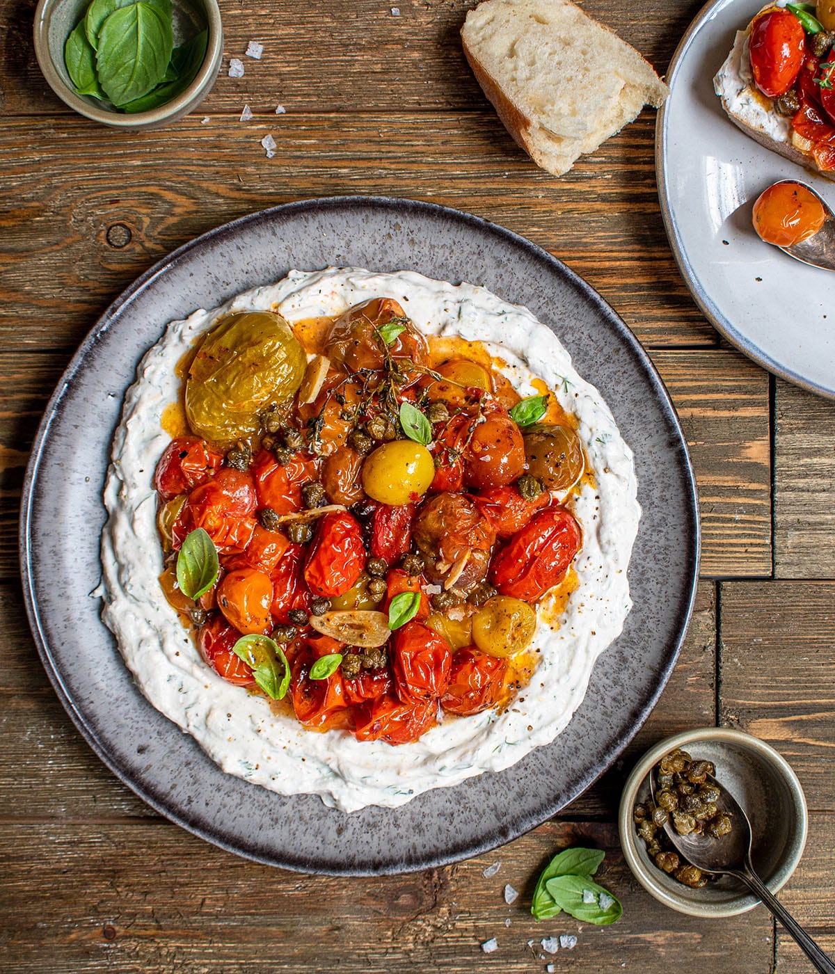 brown butter roasted tomatoes