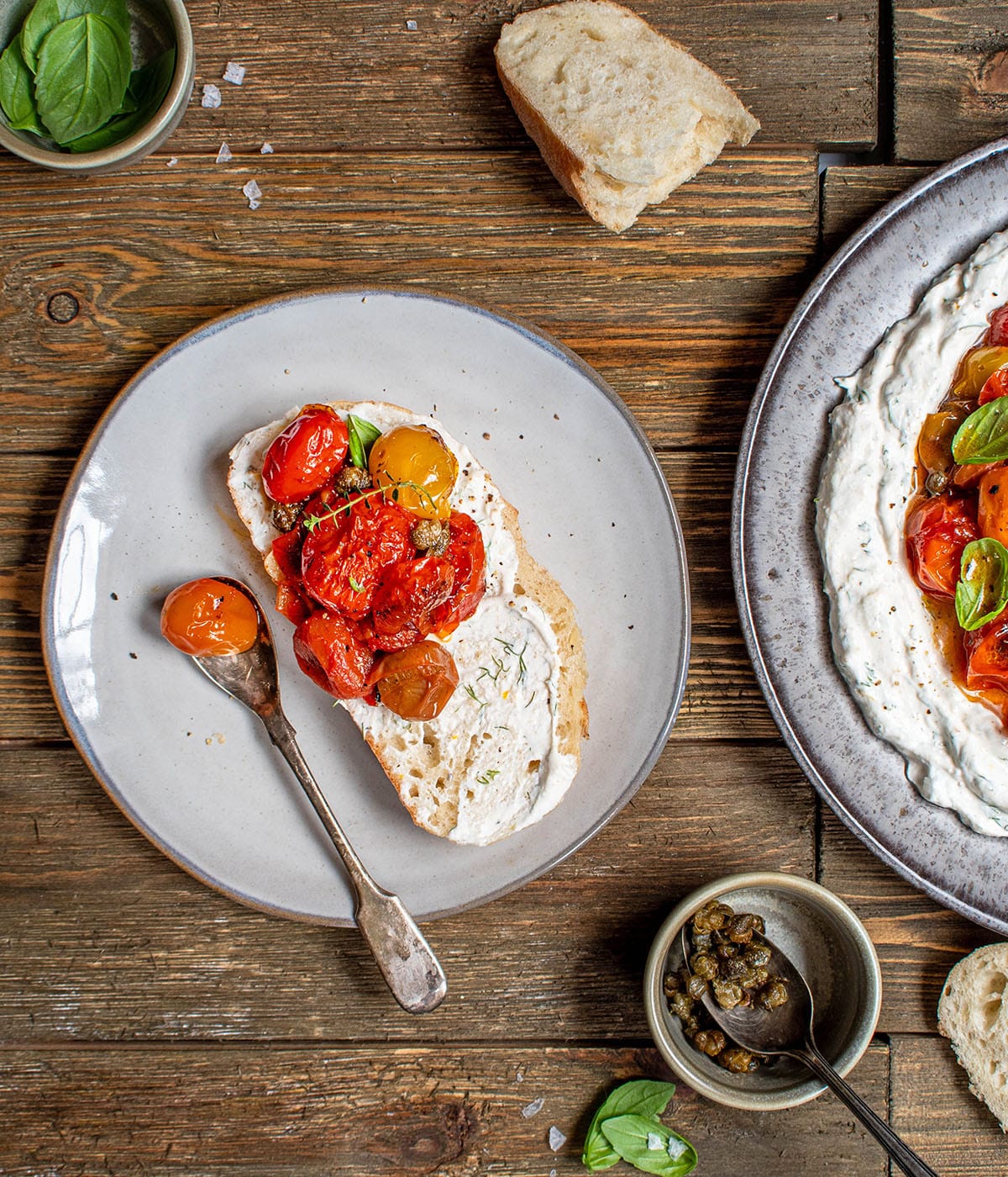 brown butter roasted tomatoes