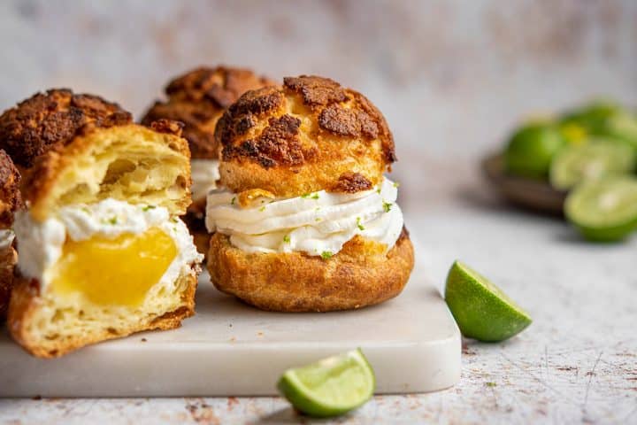 key lime cream puffs