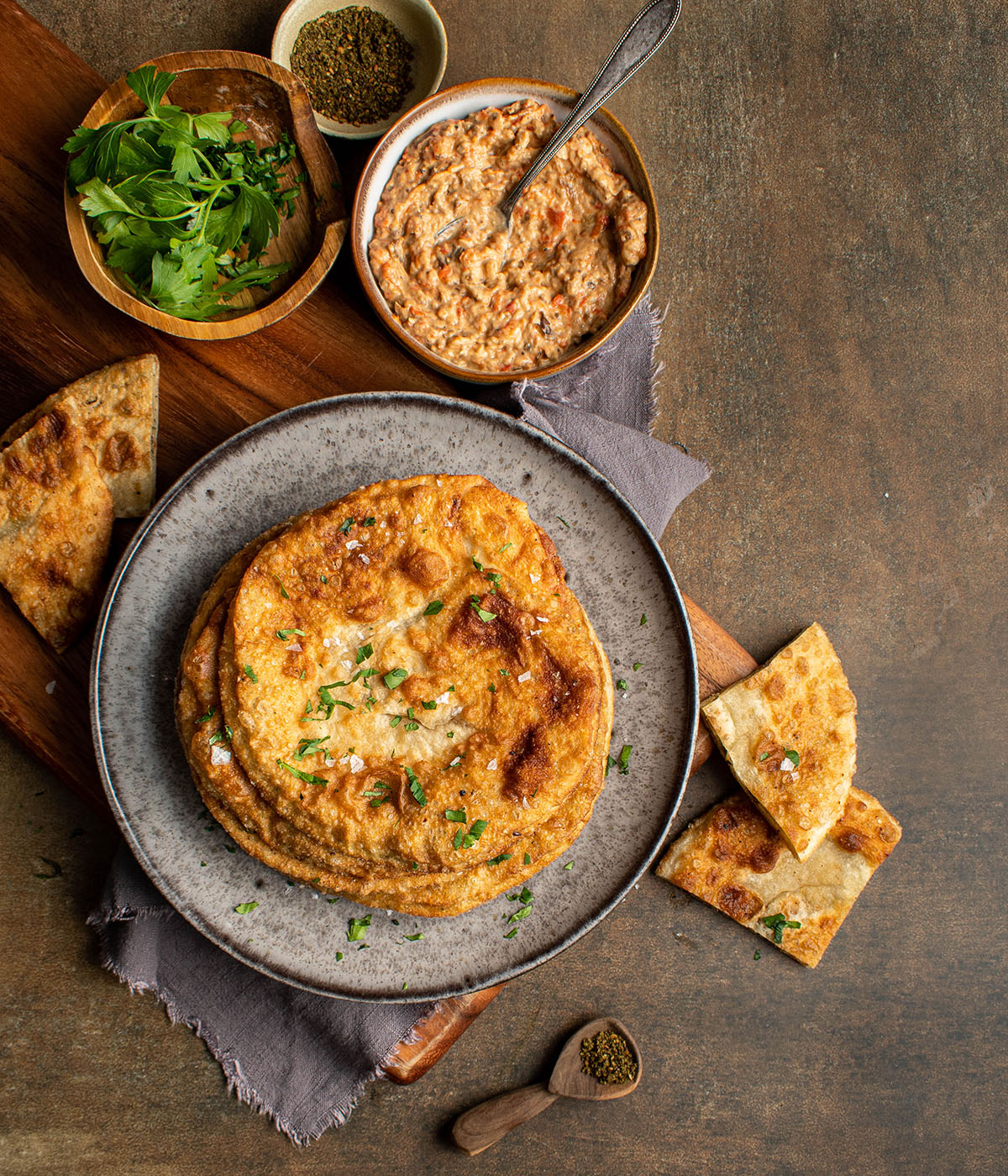 za'atar pancakes