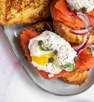 Smoked Salmon French Toast - Cherry on my Sundae