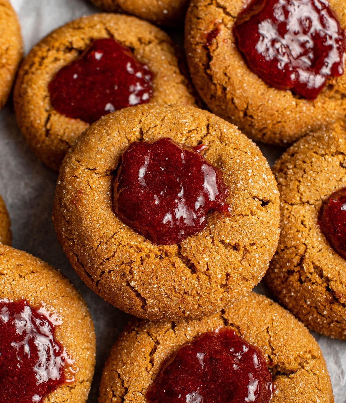 ginger thumbprint cookies