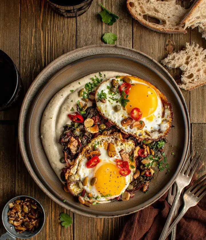 calabrian chili fried eggs