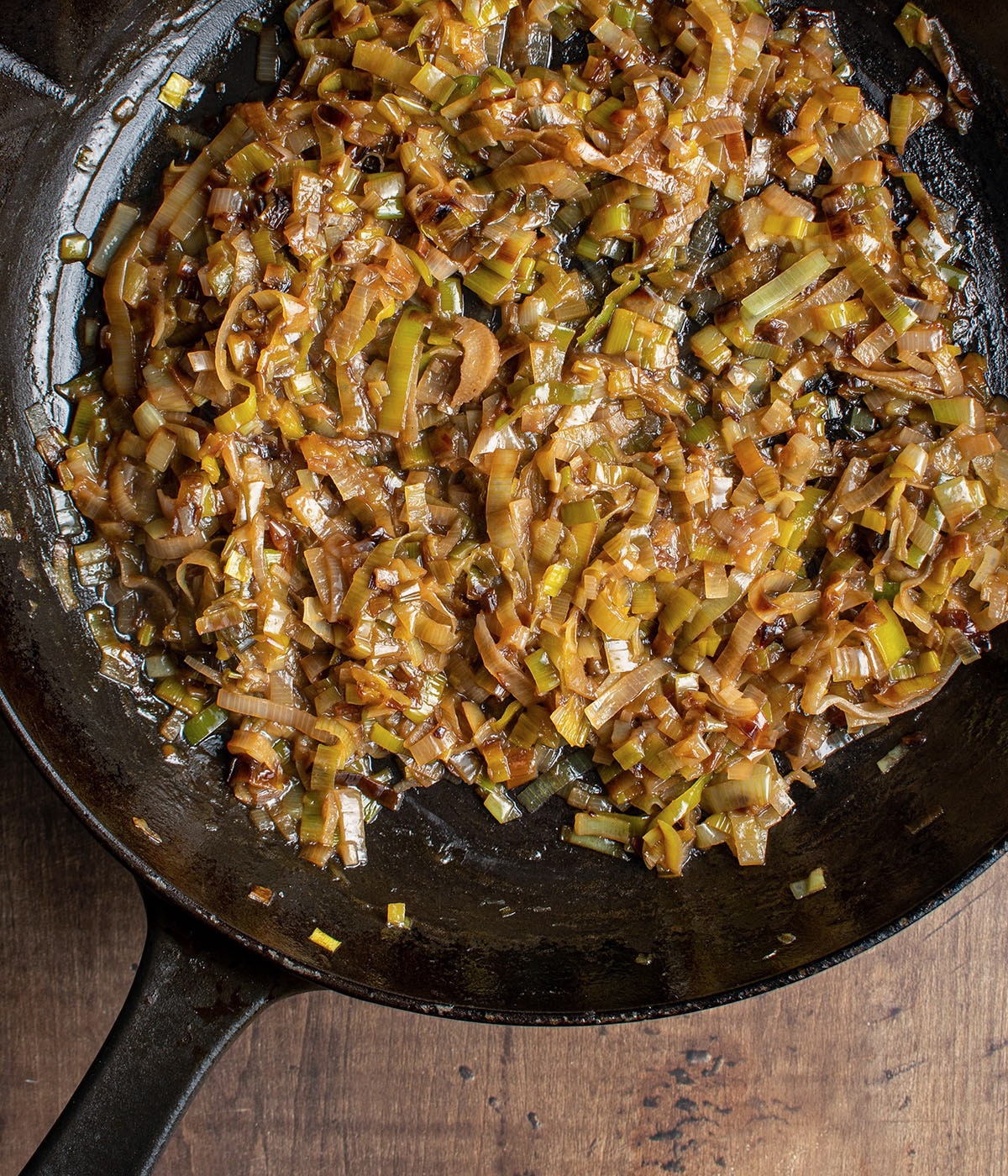 caramelized leeks