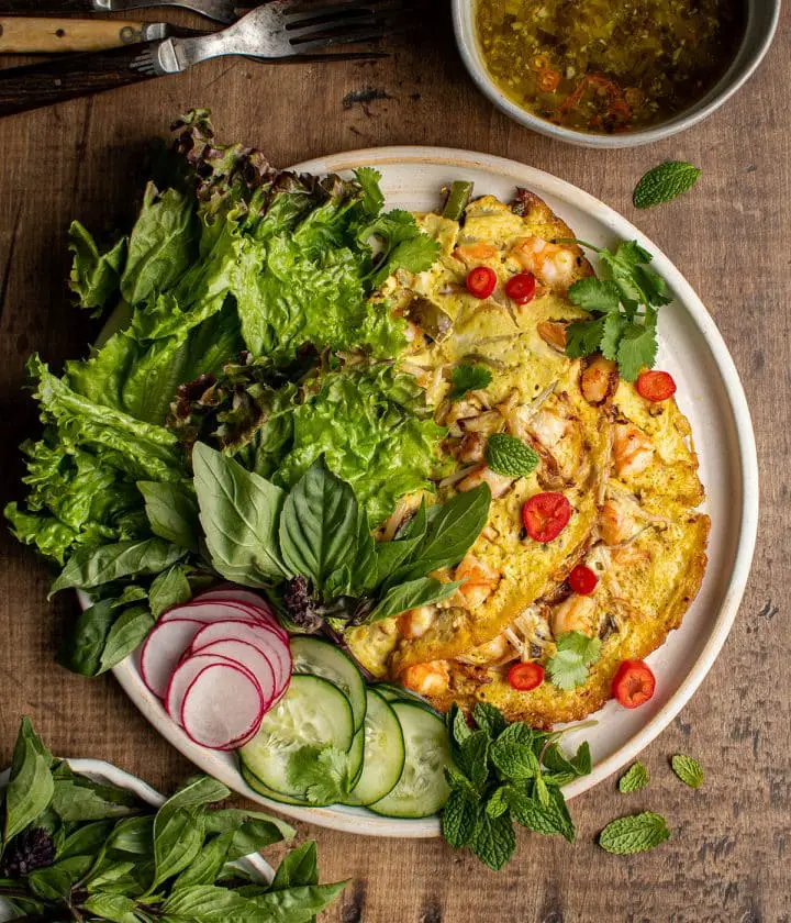 vietnamese shrimp egg pancakes