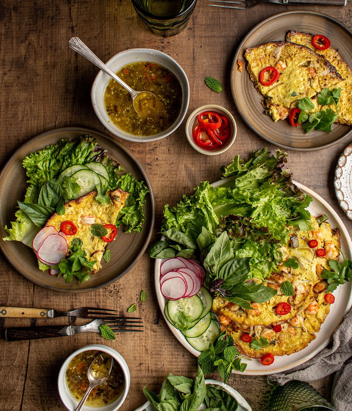 vietnamese shrimp egg pancakes