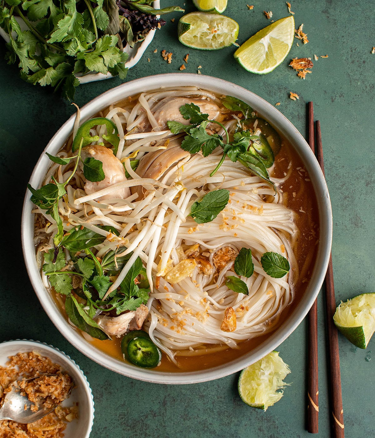 Spicy Chicken Vermicelli Soup - Cherry on my Sundae