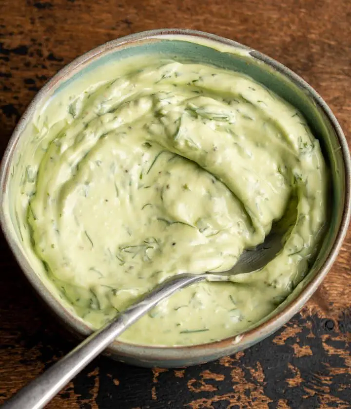 avocado yogurt dill sauce