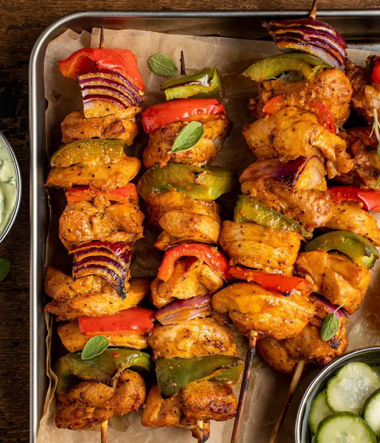 Piri Piri Chicken Skewers - Cherry On My Sundae