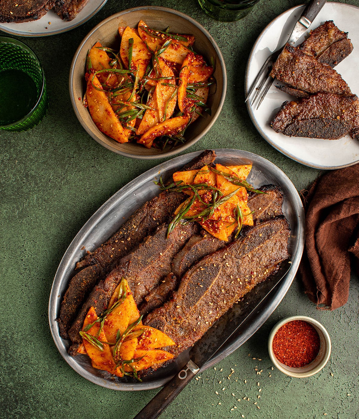 shiitake crusted short ribs