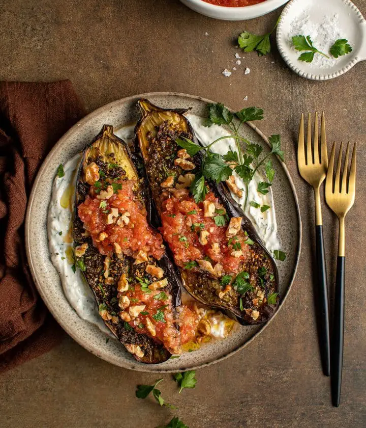 za'atar roasted eggplant