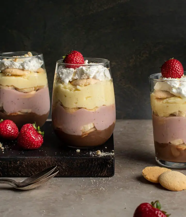 Neopolitan Banana Pudding - Cherry on my Sundae