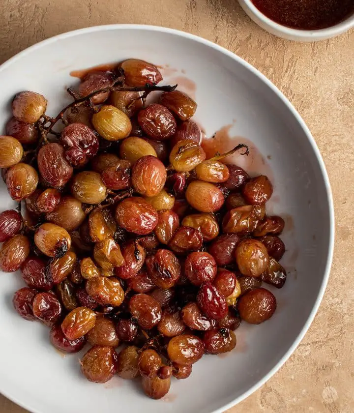 roasted grapes