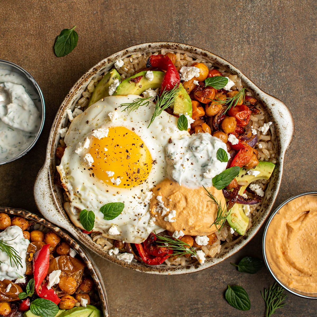 Mediterranean Chickpea Glow Bowls - It's A Flavorful Life