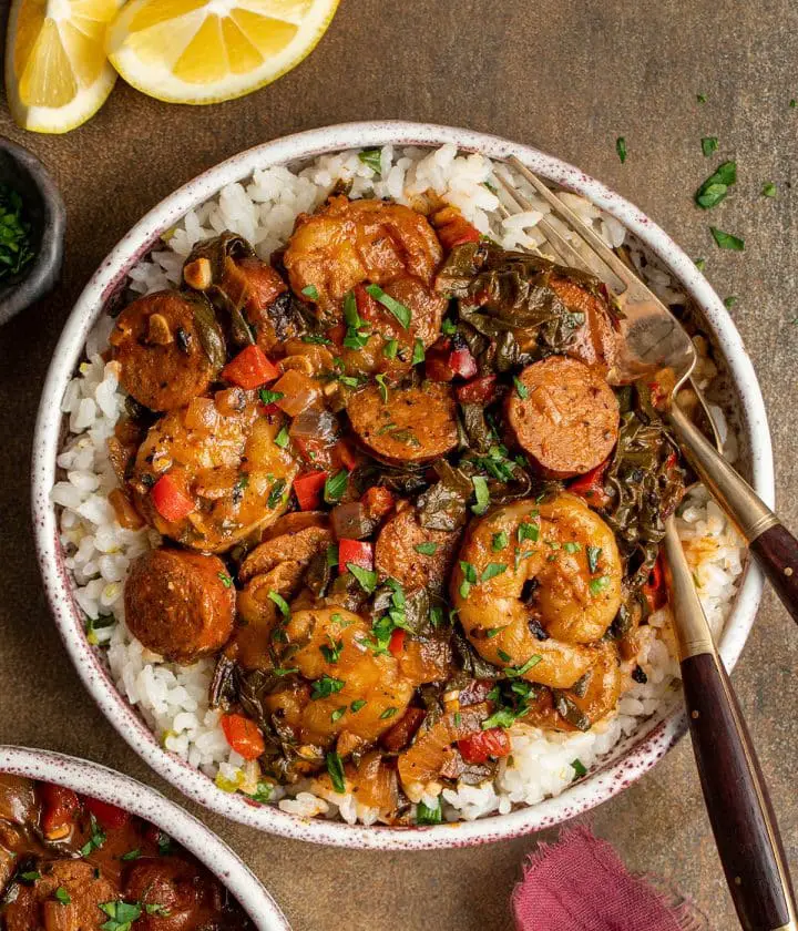 Cajun Shrimp And Sausage Skillet - Cherry On My Sundae