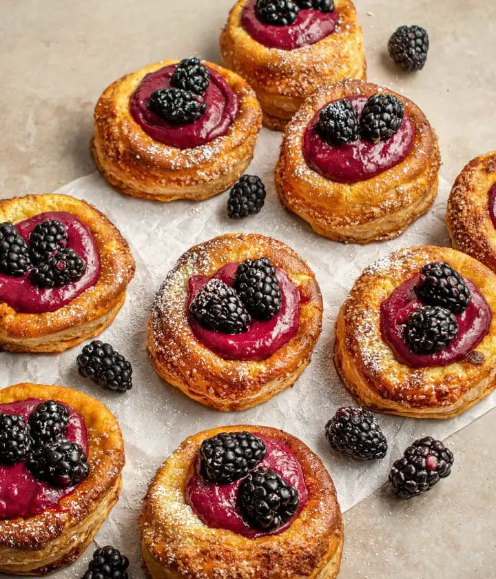 Blackberry Cream Cheese Danish - Cherry on my Sundae