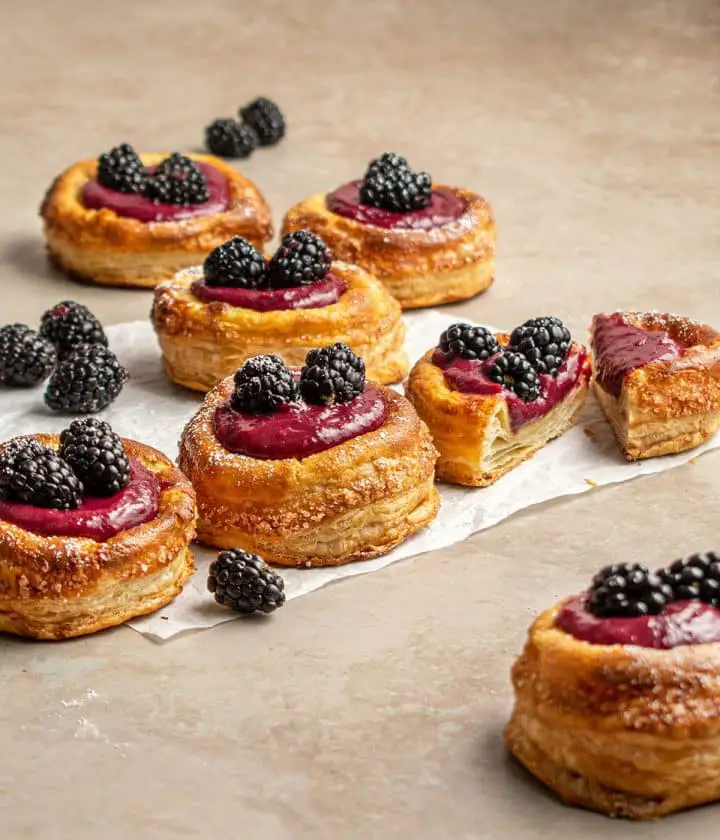 Blackberry Cream Cheese Danish - Cherry on my Sundae