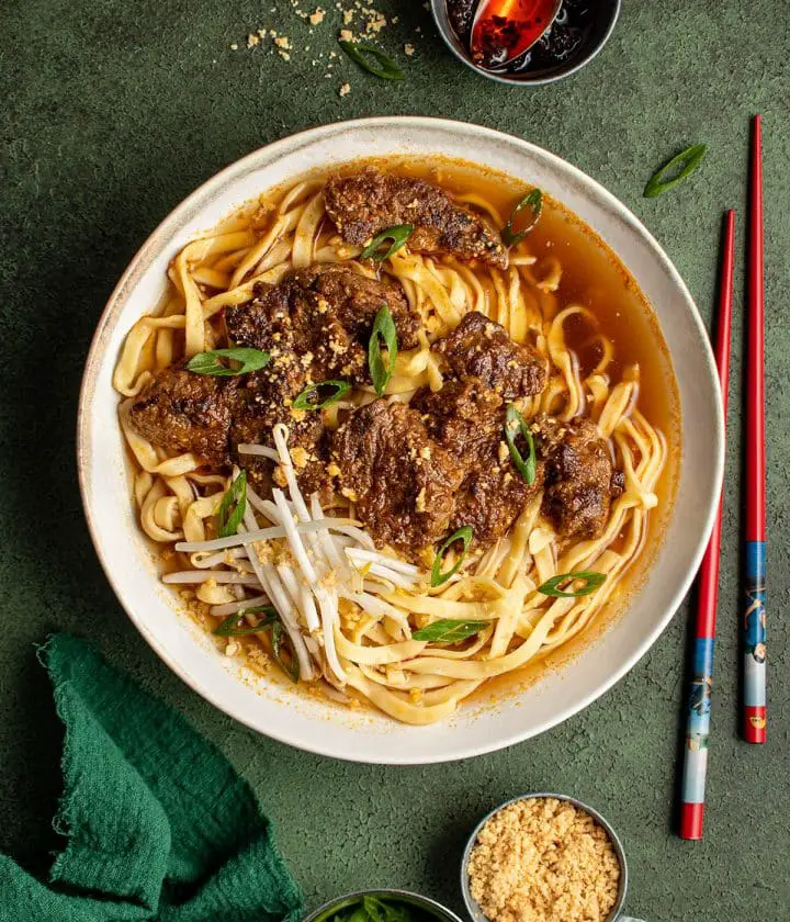 Satay Beef Noodle Soup - Cherry on my Sundae