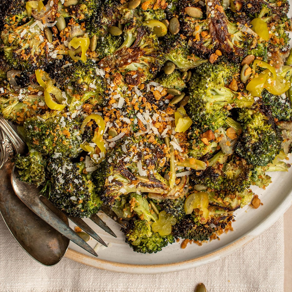 Charred Broccoli Recipe - The Delicious Life