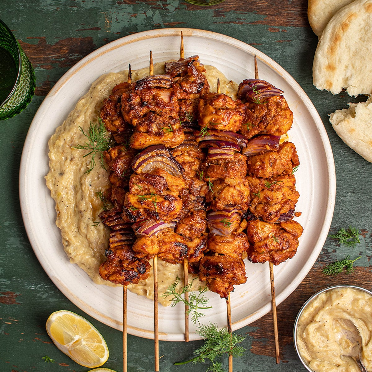 Lebanese shop chicken kebab