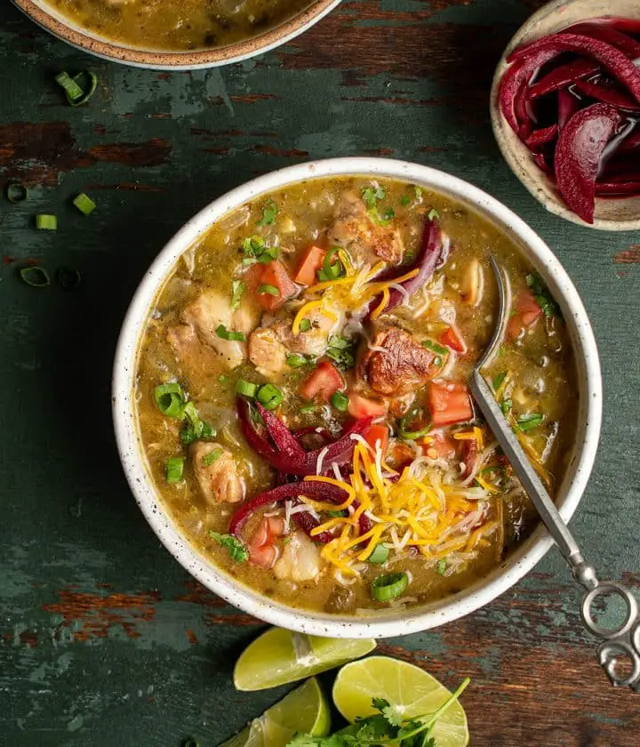 green chile pork stew