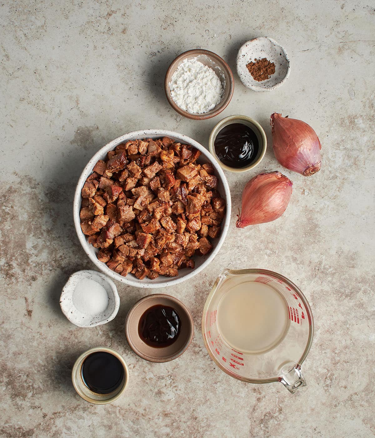 ingredients for char siu filling