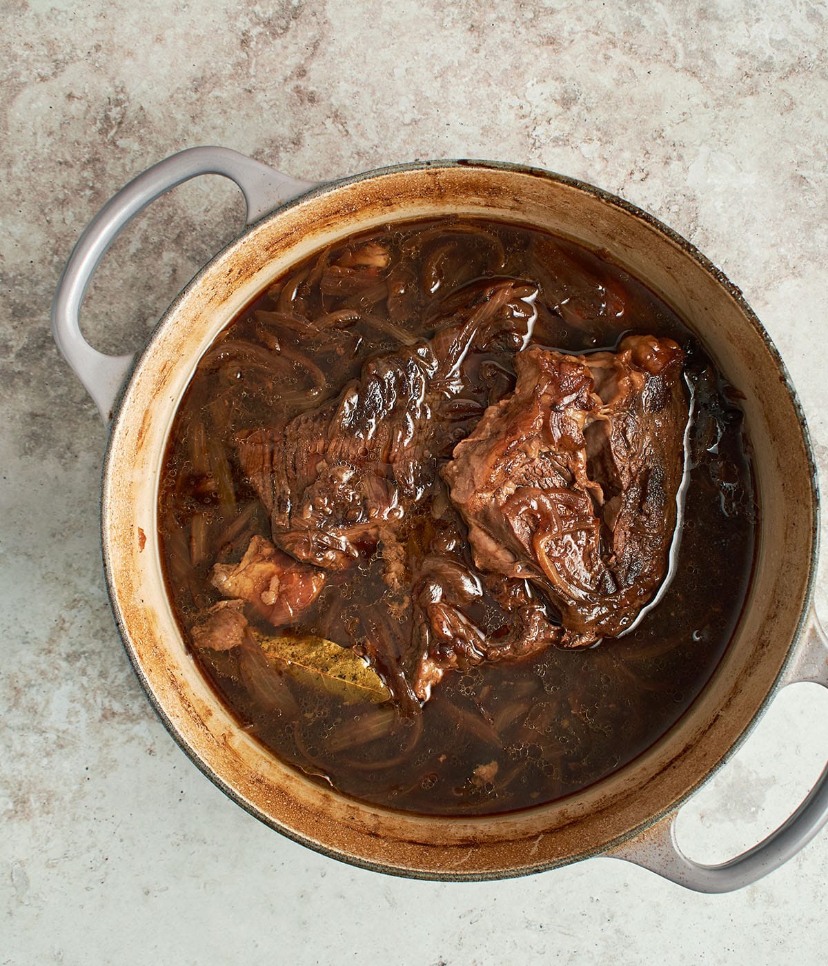 finished braised beef