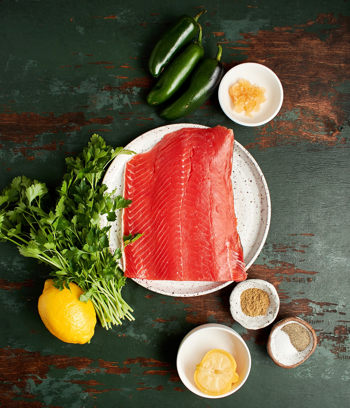 ingredients for salmon