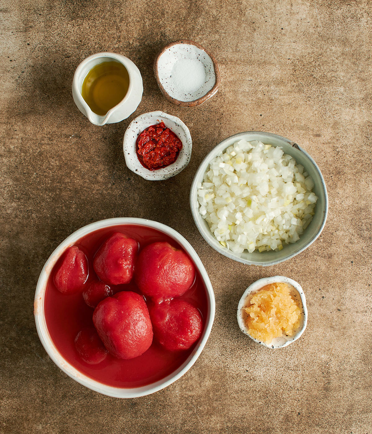 ingredients for pomodoro sauce