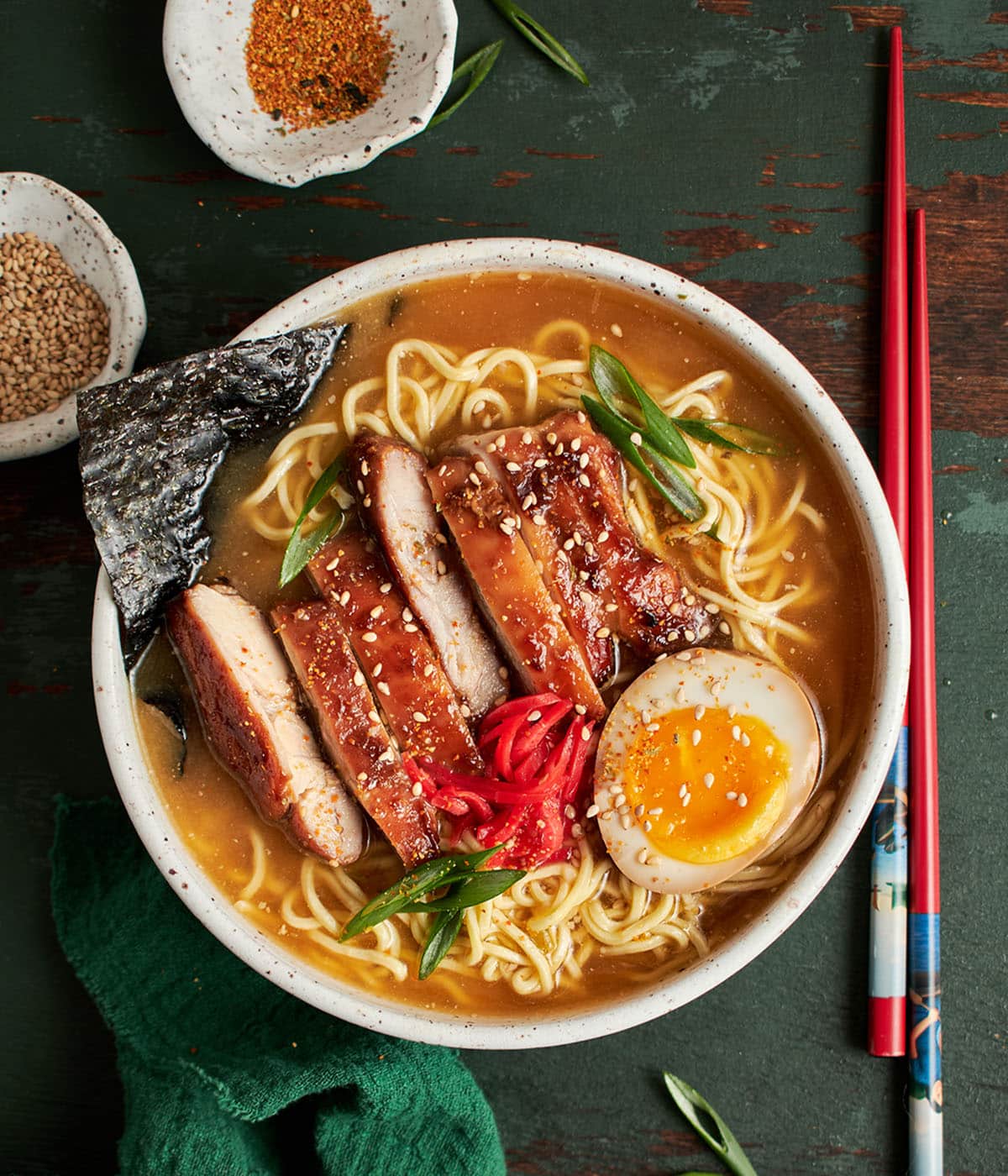 teriyaki chicken miso ramen