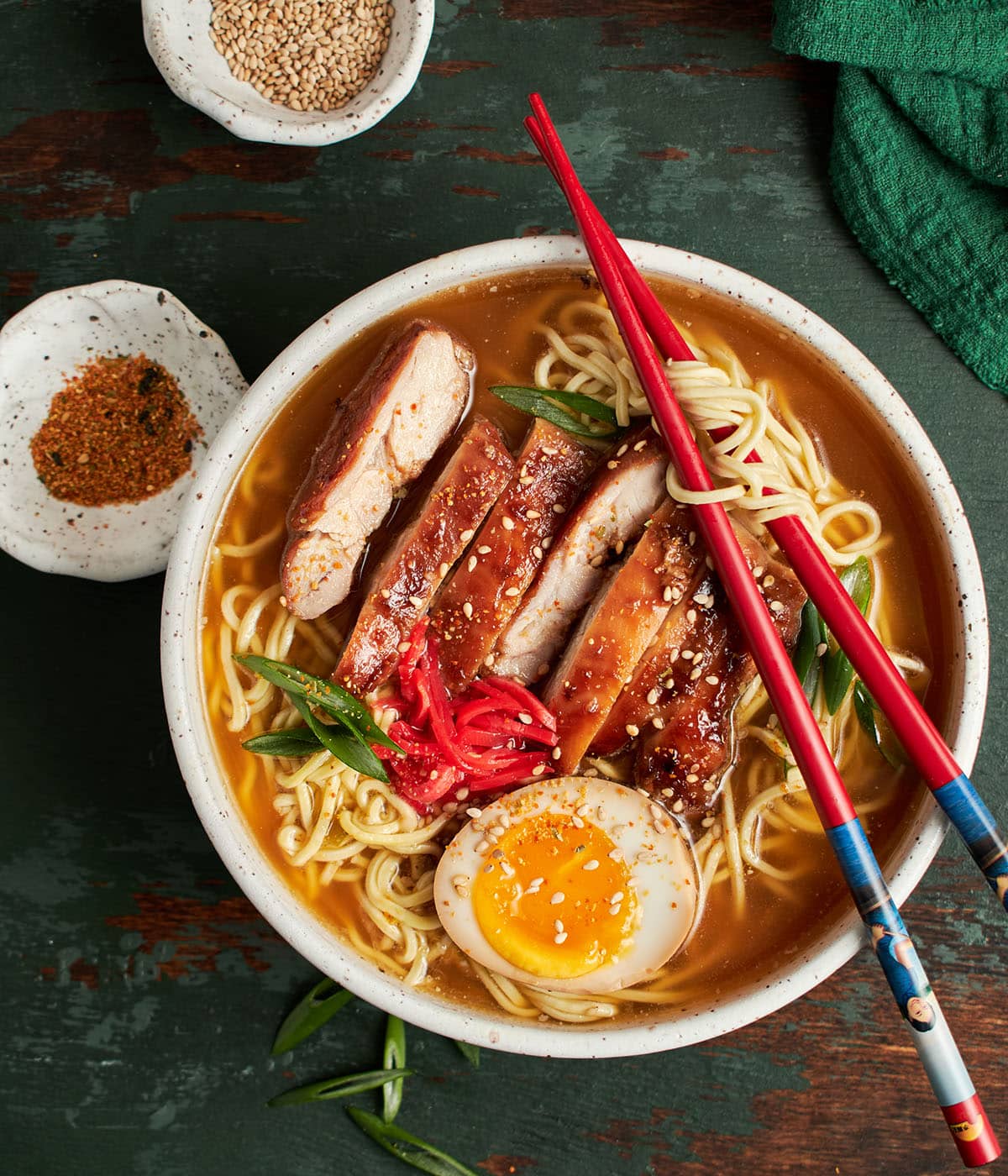 teriyaki chicken miso ramen