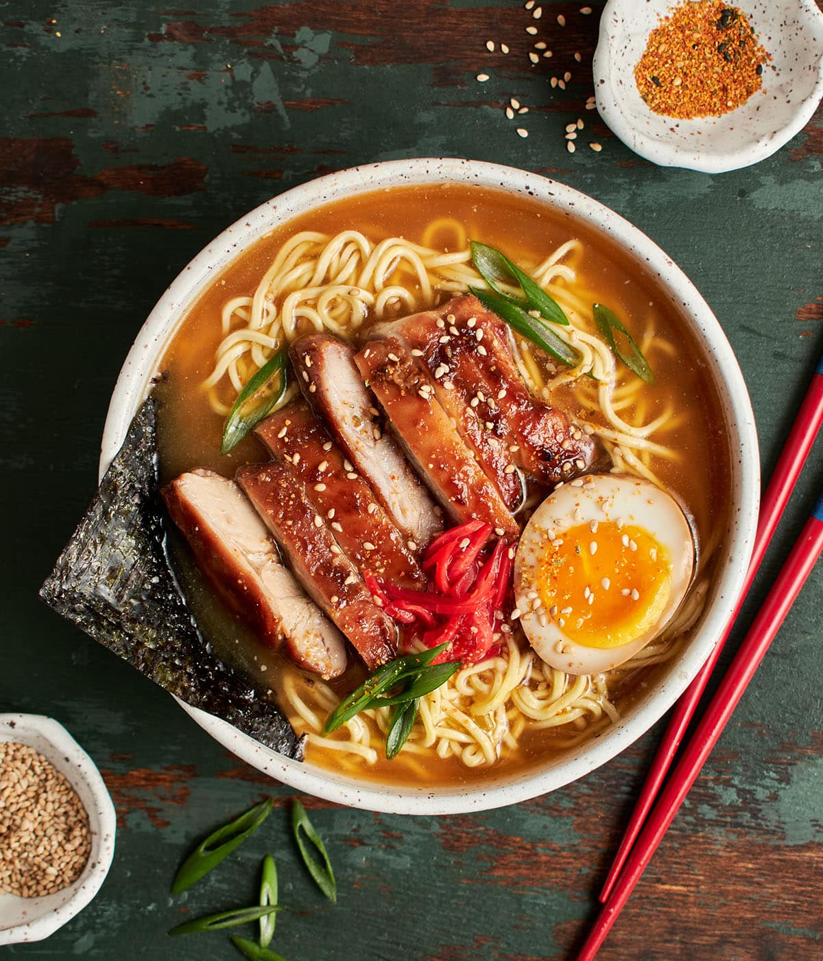 teriyaki chicken miso ramen