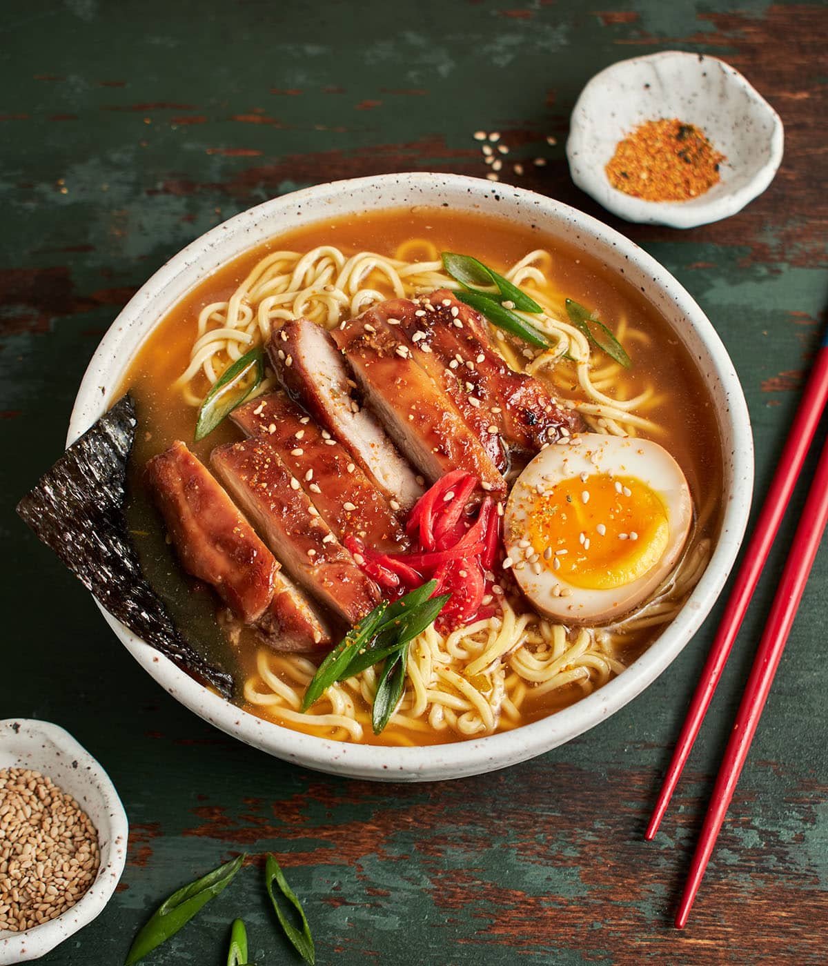 teriyaki chicken miso ramen