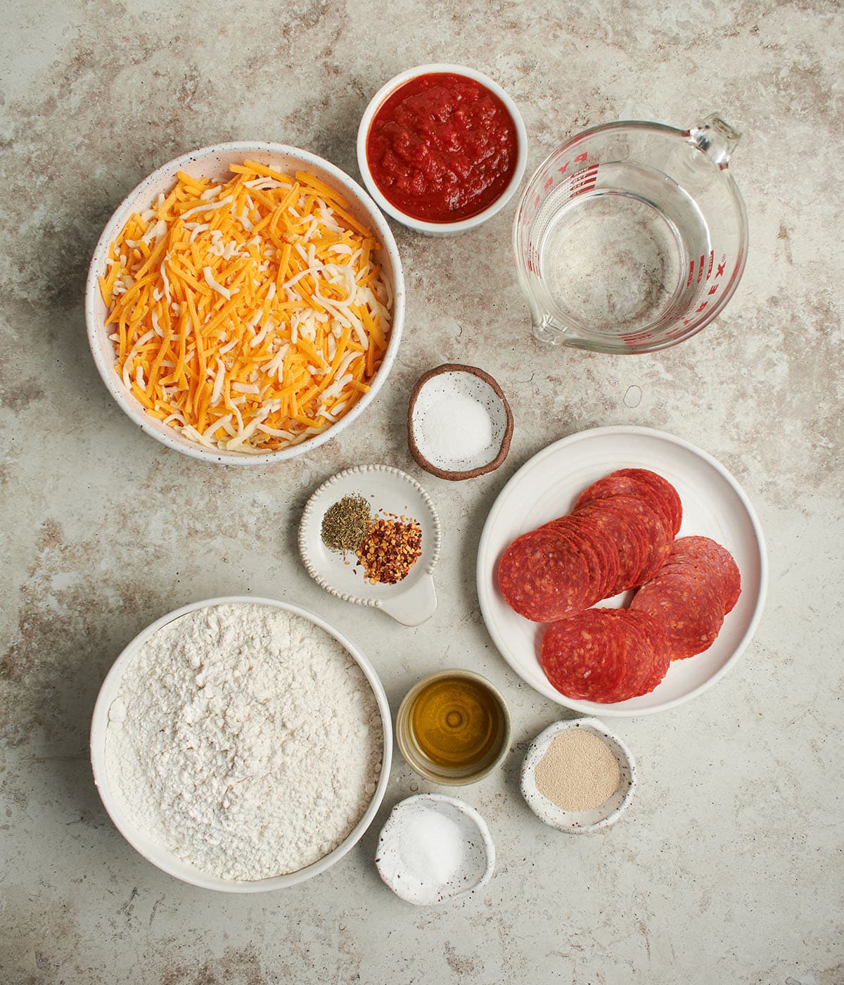 ingredients for pizza