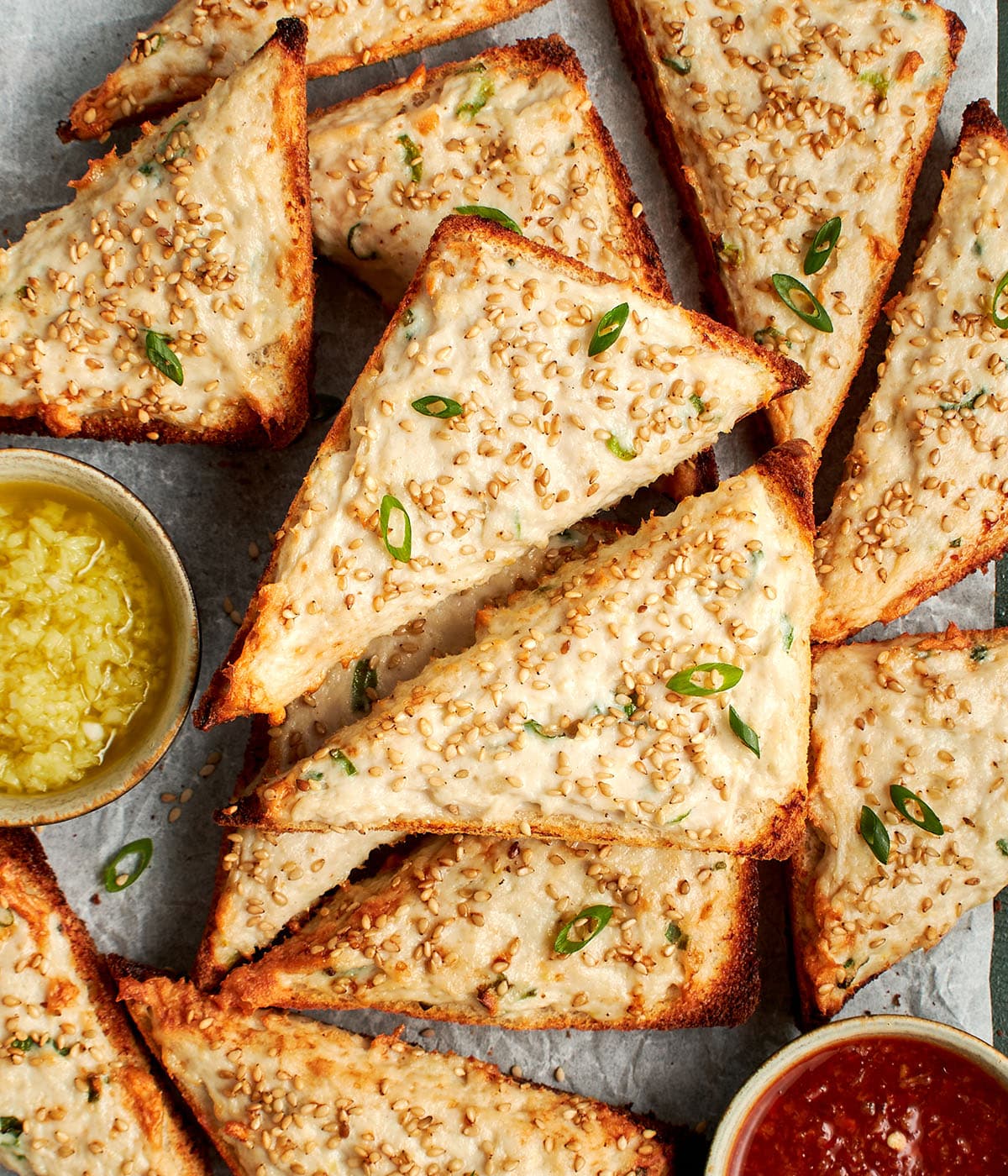 Hainan chicken toast