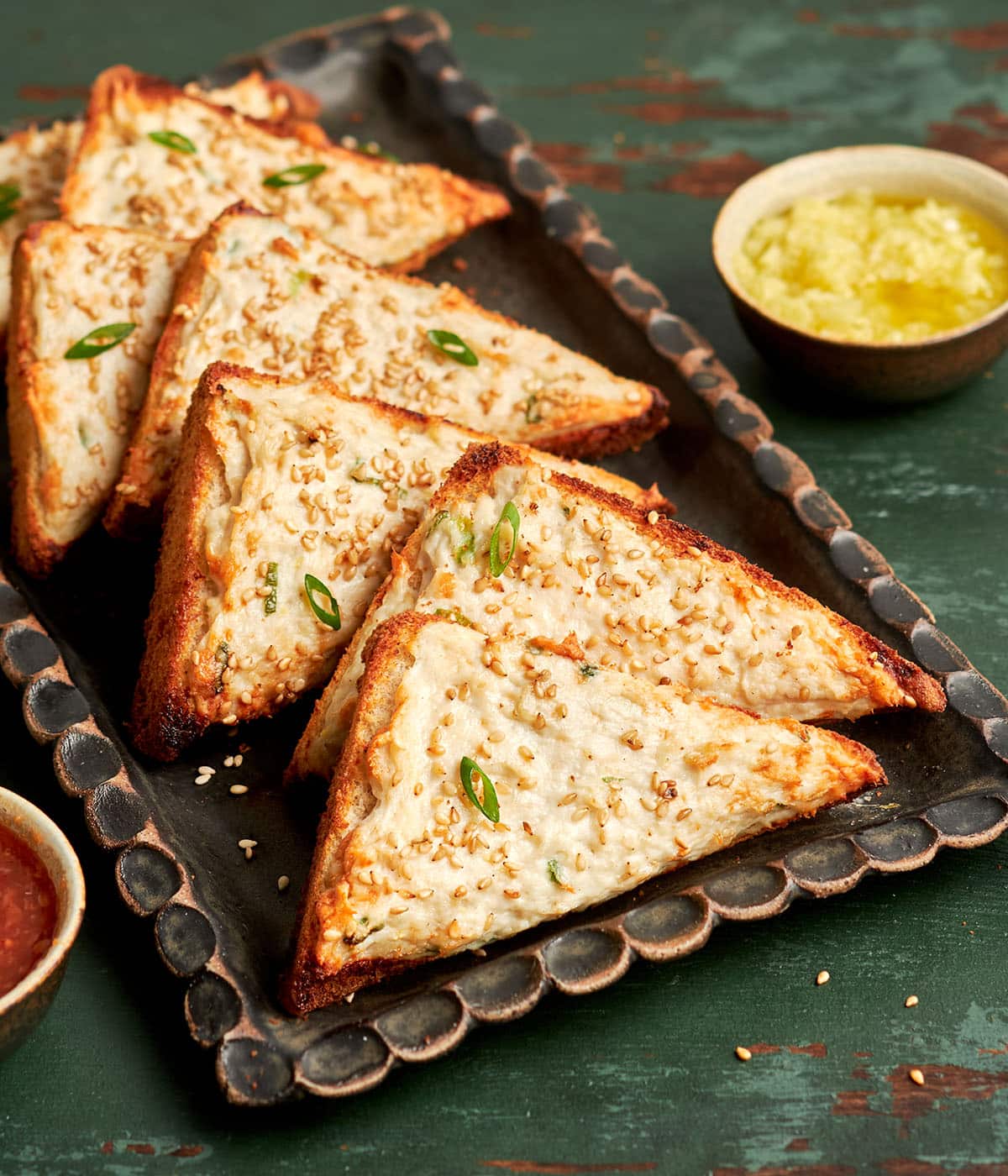 Hainan chicken toast