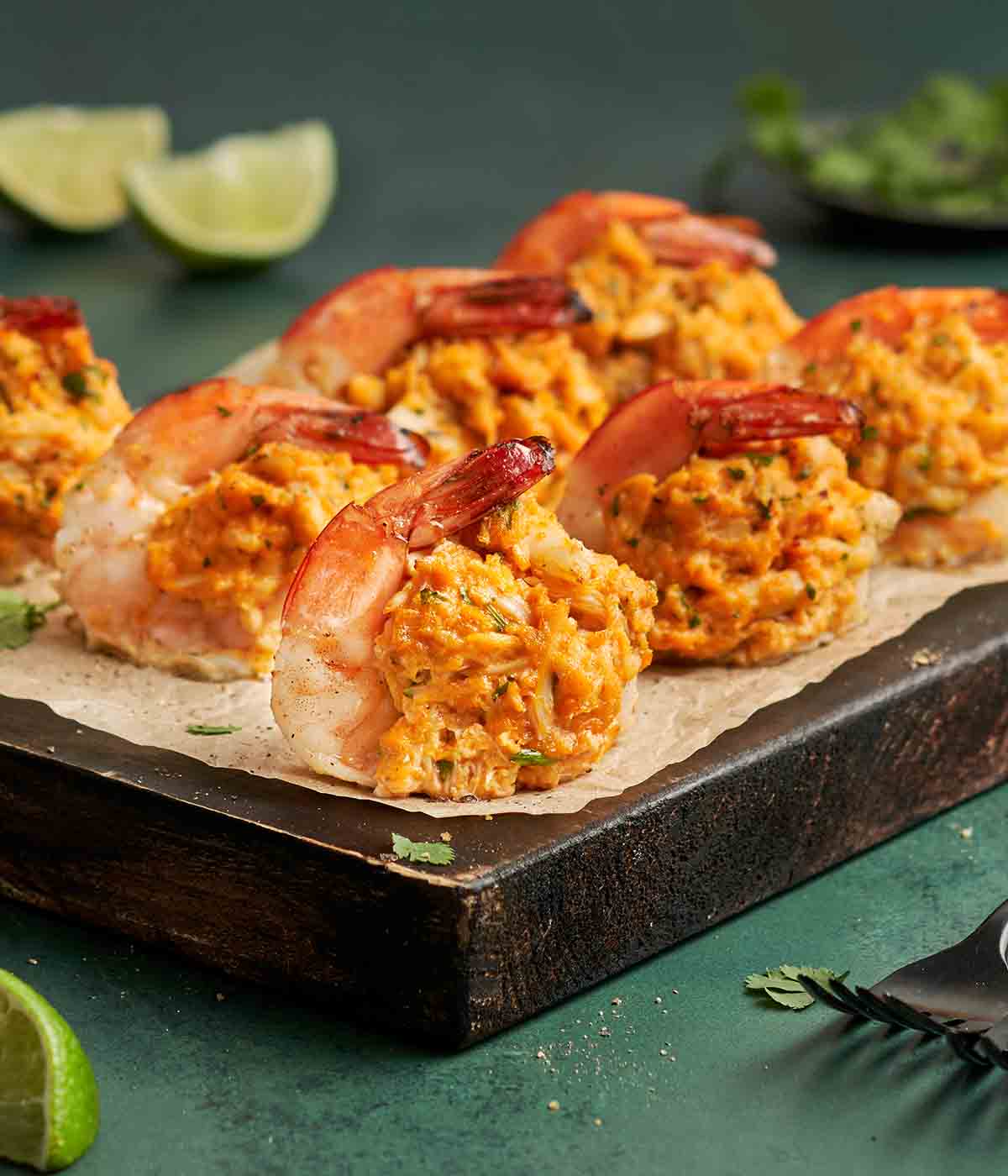 Thai crab stuffed shrimp