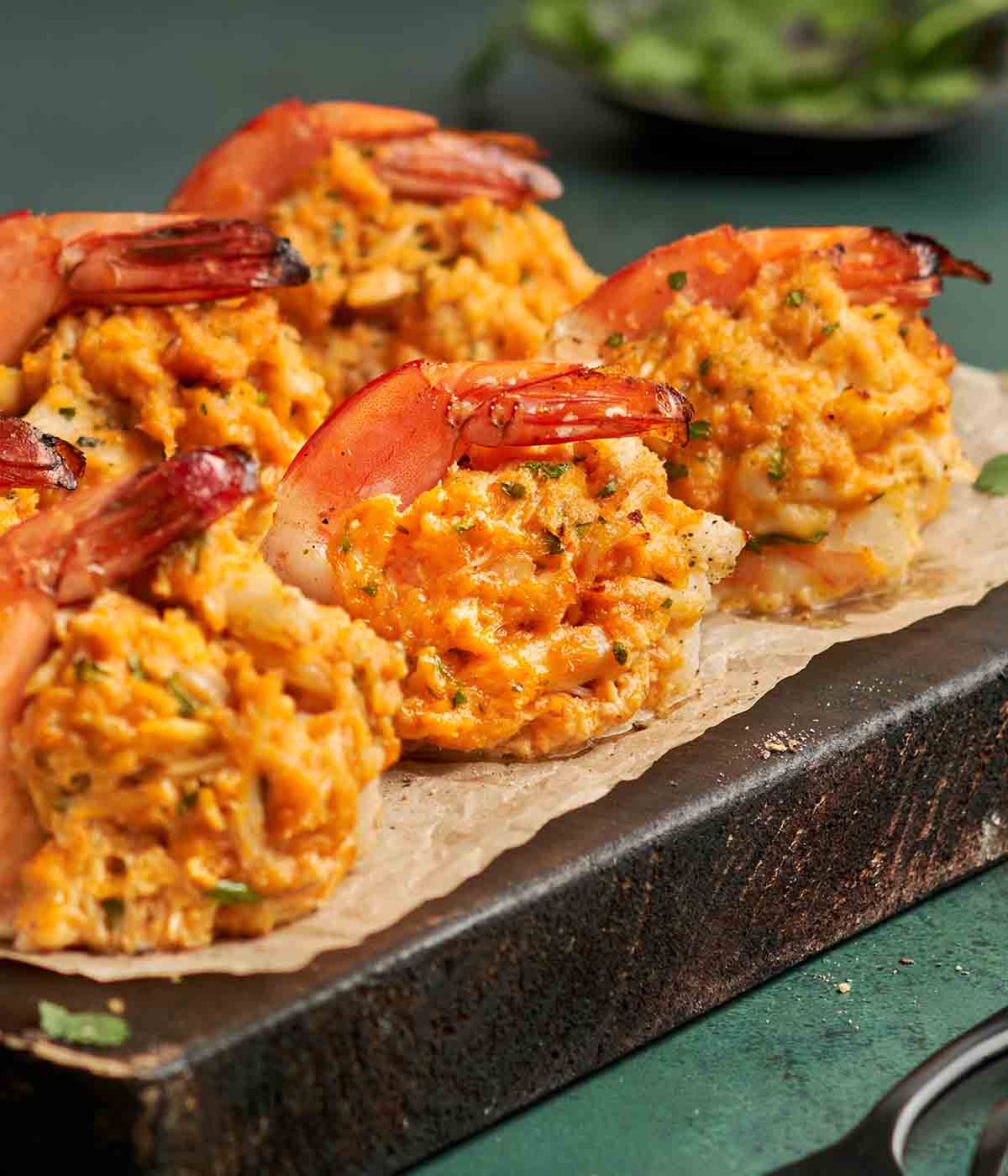 Thai crab stuffed shrimp