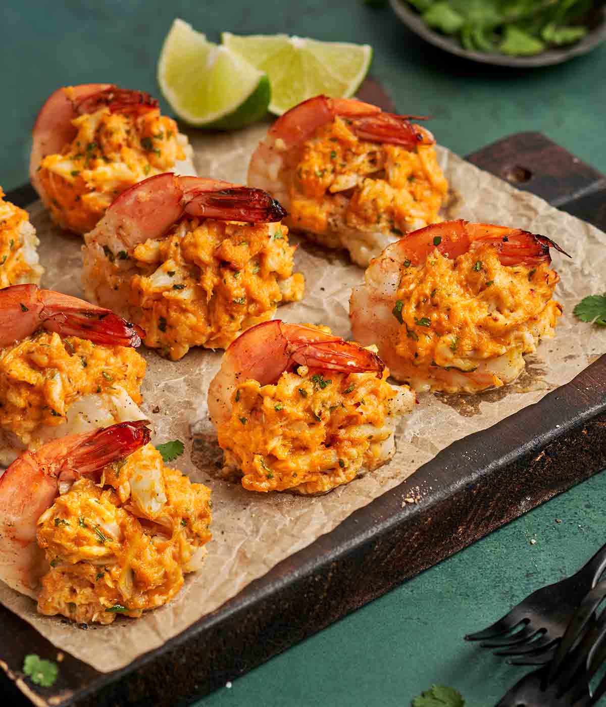 Thai crab stuffed shrimp