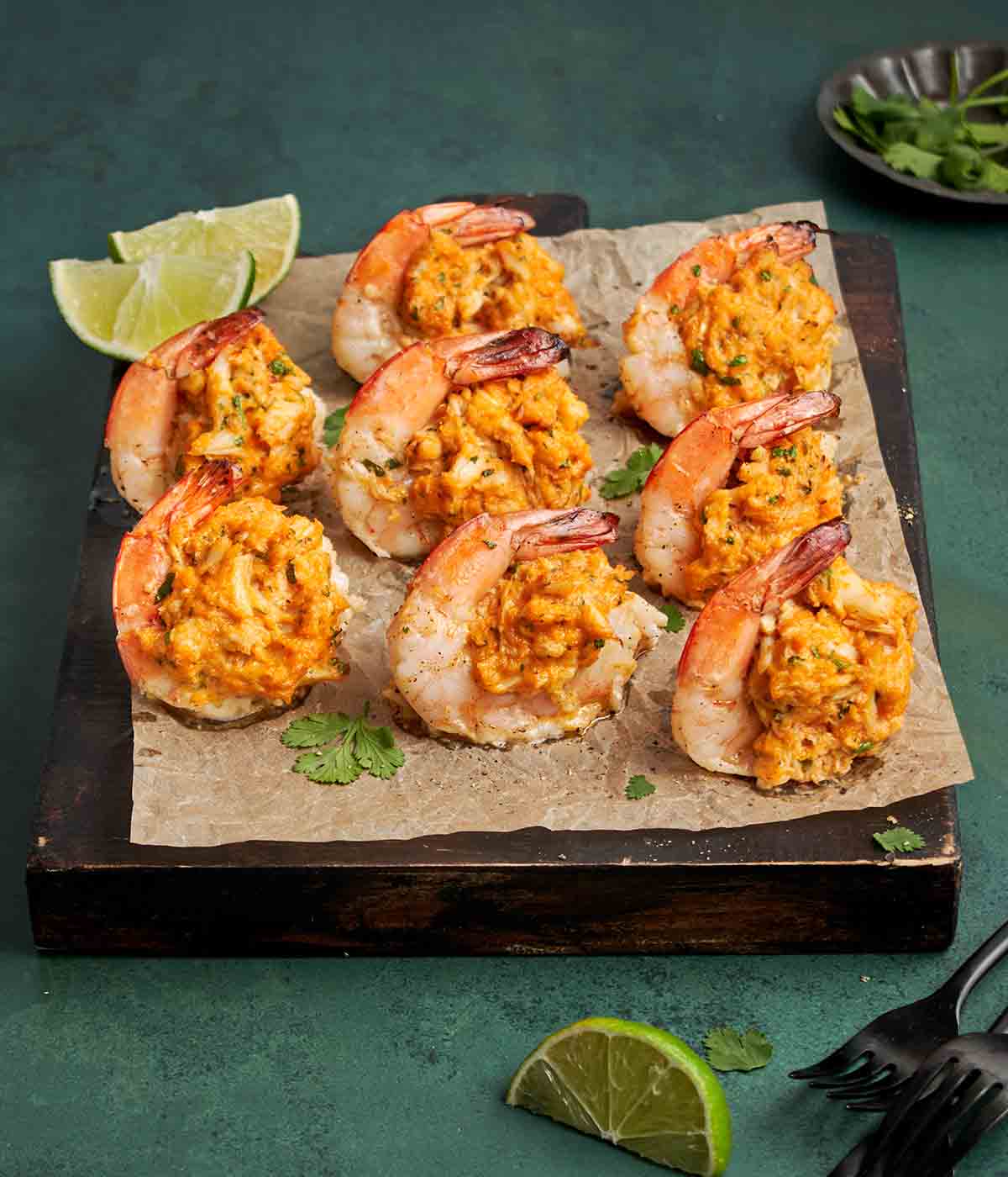 Thai crab stuffed shrimp