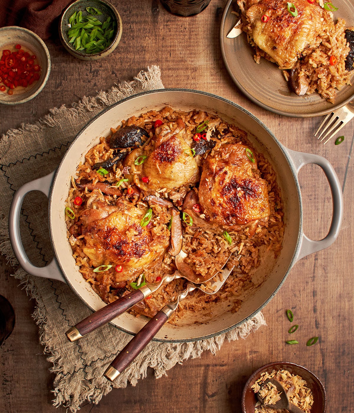 one pot lemongrass chicken and rice