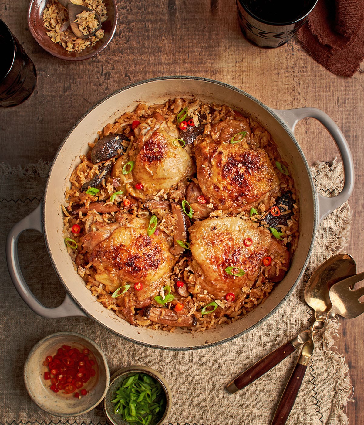 one pot lemongrass chicken and rice