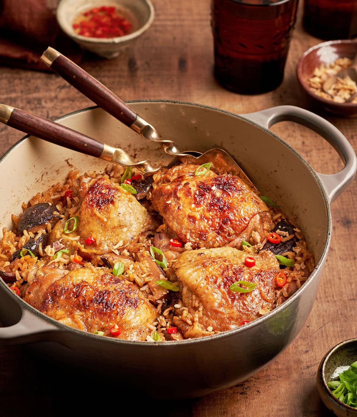 one pot lemongrass chicken and rice