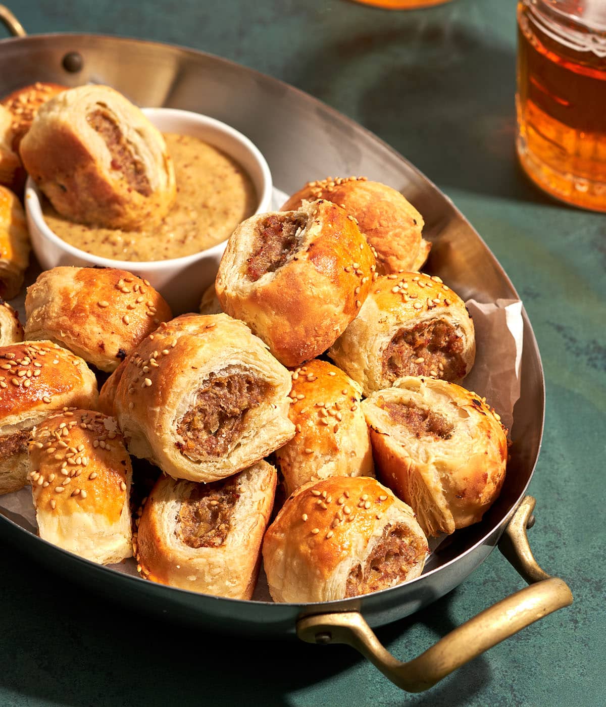 turkey apple sausage rolls